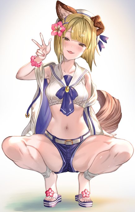 #グラブル開脚部 ヴァジラ🐶👙 (1/2) 