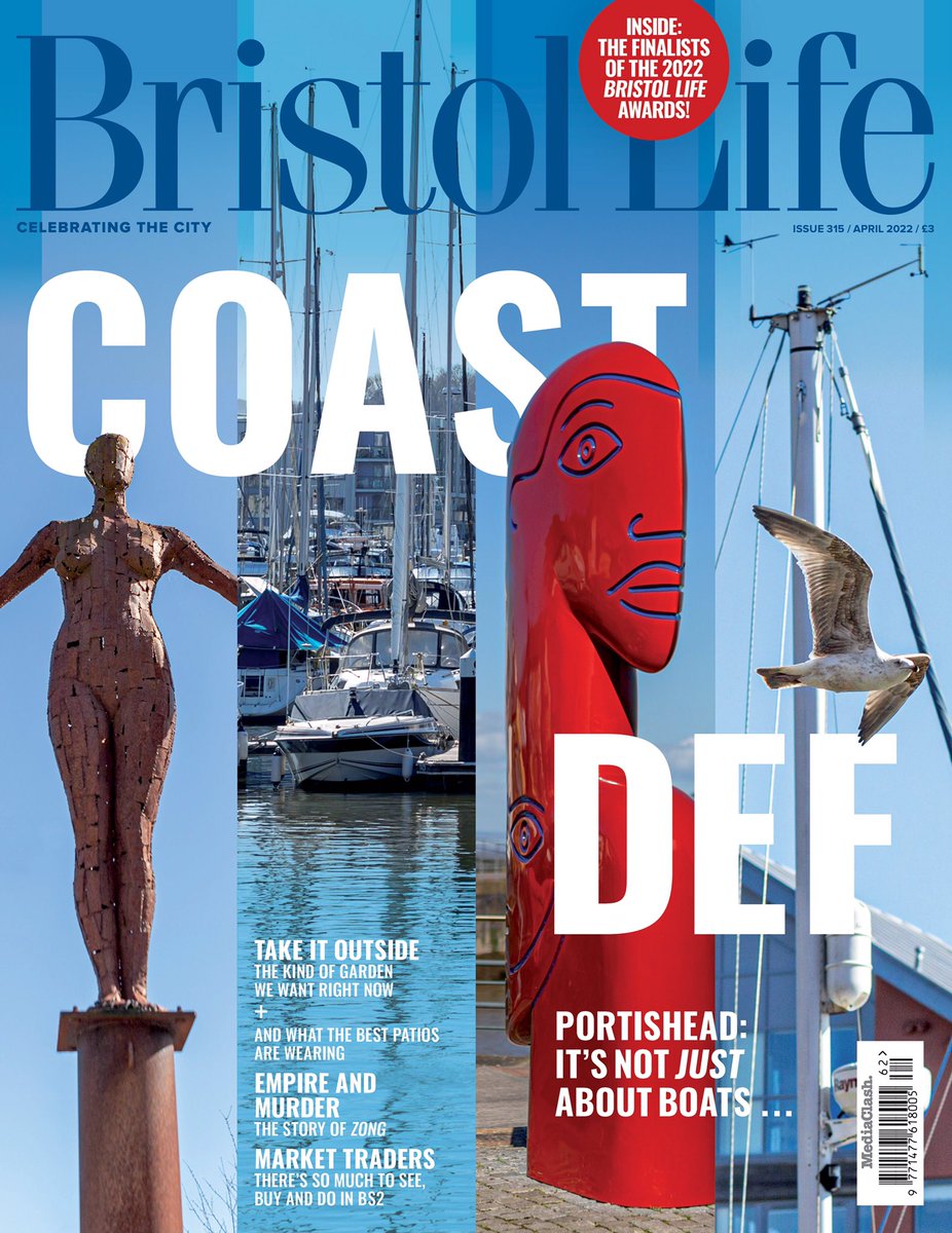 Our NEW ISSUE is designed to put a spring in your step; we redisover the coastal charms of Portishead, get into serious gardening (or at least, talk about it), check out the diverse businesses of Old Market, chat to @GilesTerera about #TheMeaningOfZong, and more;  get stuck in.