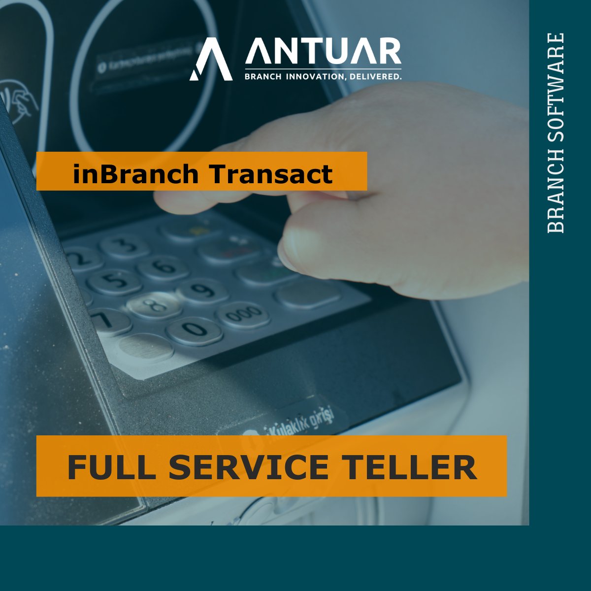 antuar's tweet image. Intuitive, relationship-centric, core agnostic branch transaction processing application proven to increase staff utilization and promote the sale of new financial products. #banking #branchinnovation #branchsoftware