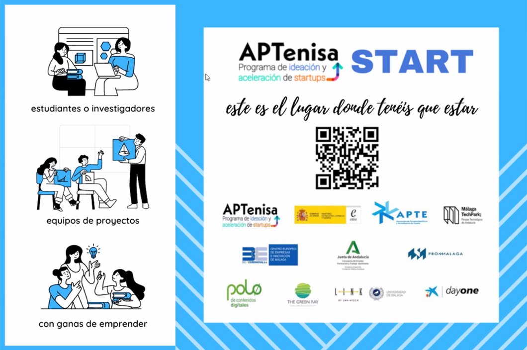 ¿Tienes una idea de base tecnológica?
En <a href="/pcmMadrid/">PCM</a> tenemos un programa para ti y estaremos encantados de ayudarte a trabajarla. #APTenisa #emprendedores