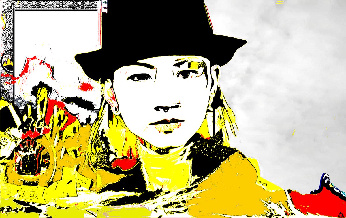 objktcom's tweet photo. #Objktesis
Girl from goldMountain by @joncates
"Glitch Western? Glitch Wuxia? She appears: travels from Far Horizons. Fast like a fever, she stares a dream into you. Girl from goldMountain."
https://t.co/5vzP4HaY7v https://t.co/P3pwi0iv2b