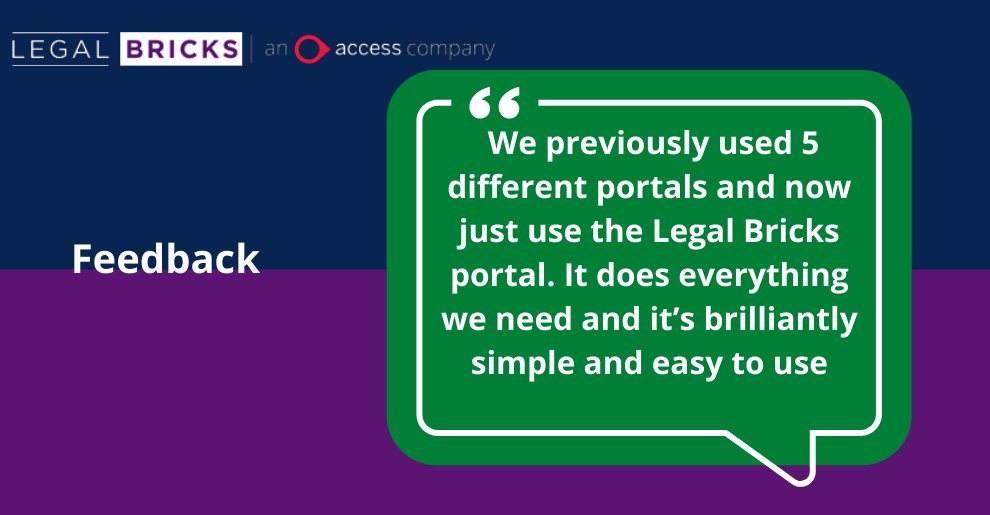 Check out some of the feedback for our client portal.

Each feature has been designed to streamline your conveyancing process - and make it more secure.

Contact the team for a demo.

#proptech #legal #conveyancing