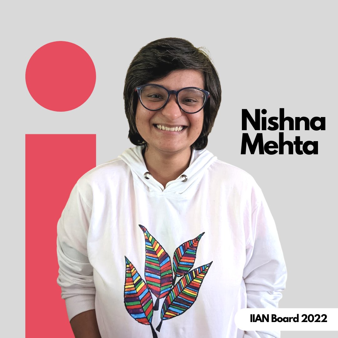 iian_network's tweet photo. Nishna Mehta is an MA in Theatre for Young Audiences graduate from Rose Bruford College, England. She has been a theatre-maker in Mumbai with TYA companies like Gillo Repertory Theatre and engaged with children and young people.

#IIAN #IIAN_network #iian_international https://t.co/NjgdDXFtgN