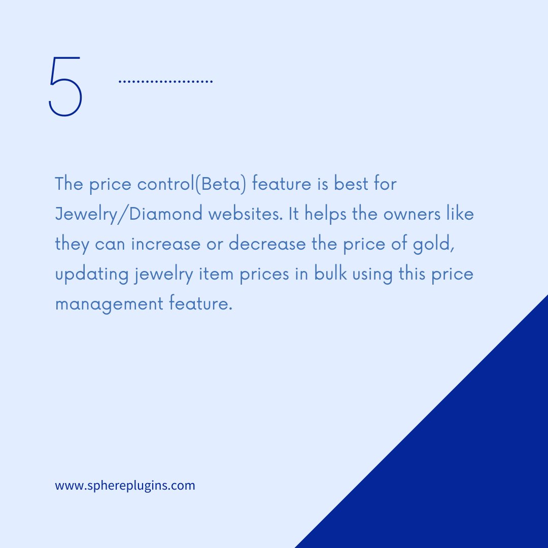 SpherePlugins's tweet image. The price control(Beta) feature is absolutely FREE!!!!
 
wordpress.org/plugins/woo-bu…

#woochoiceplugin #pricecontrol #pricemanagement #woocommerceplugins #pricechange #jewelrytheme #wordpressplugins #jewellerydesign #diamondjewellery #jewelry #diamond #freefeature #FridayVibe