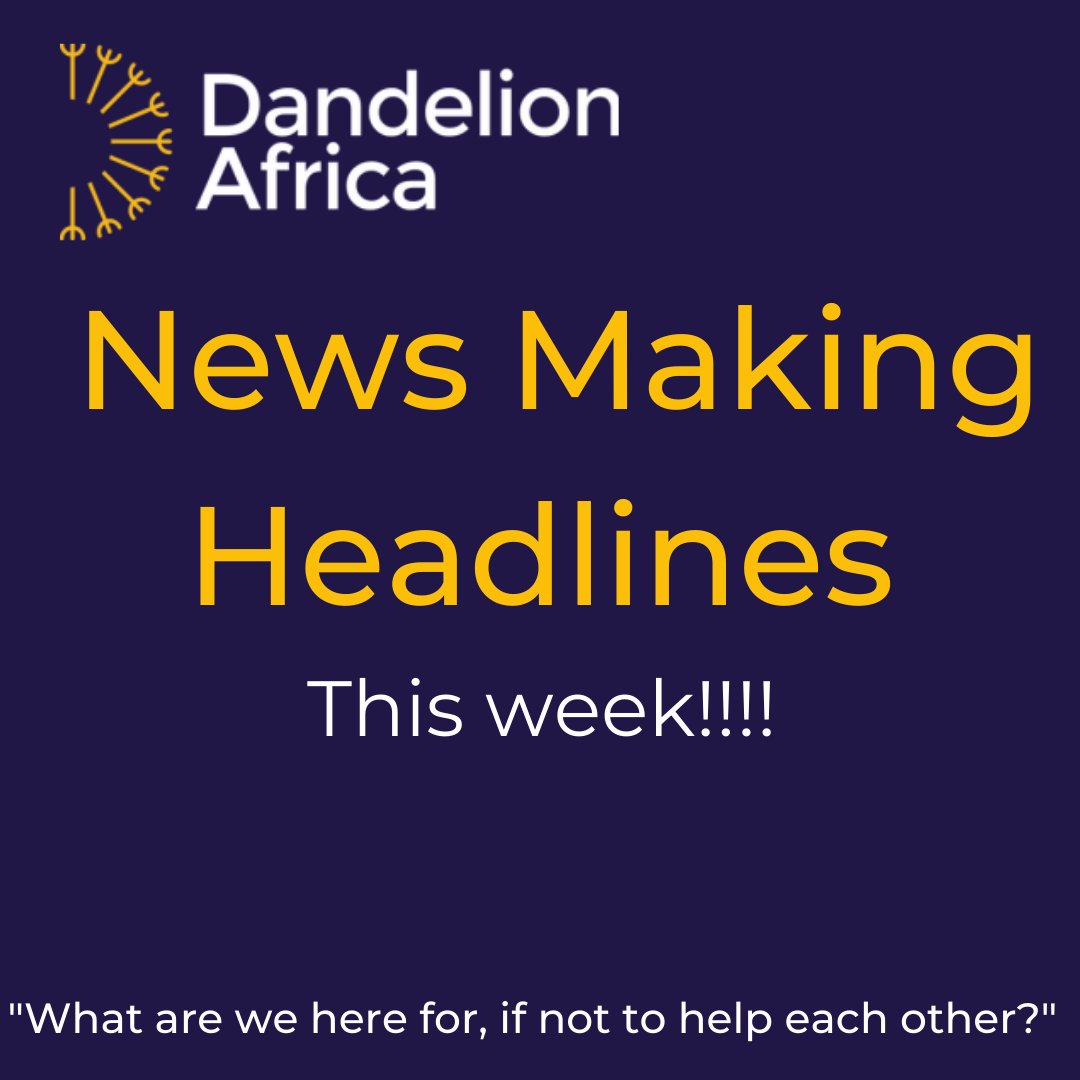 DandelionAfrica's tweet photo. Friends and partners, we are about to share two of the amazing stories that have made headlines this week from our end.
Are you ready?๐๐๐
#FormNi?
#HealthForAll https://t.co/QNhB7G8JDy