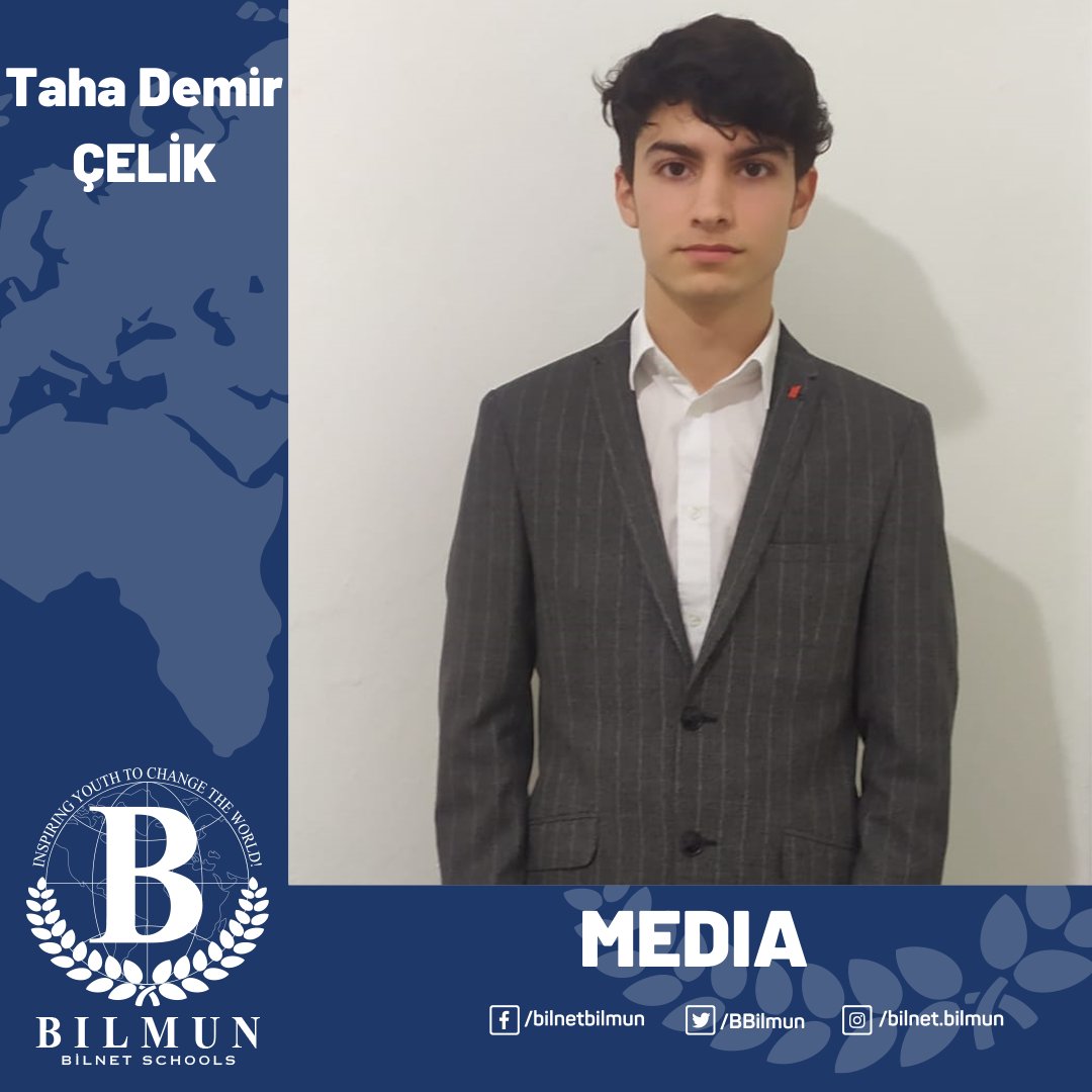 BBilmun's tweet photo. For the 1st BILMUN Model United Nations Conference, BILNET High Schools officially present the most skilled and creative MEDIA TEAM MEMBERS proudly #InspiringYouthToChange #TheWorldWeLongFor 
@BilnetOkullari 
  
@UN 
 
#BilnetOkullari #BilnetSchools #BilnetHighSchools #BILMUN https://t.co/ToZm5kytrK