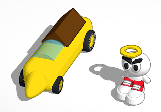 amazing_muggle's tweet photo. 'My car is a BananaMobile with a drill. This is the angel's car.'

-Riduyan, Age 8 https://t.co/bPLOAkz2Al