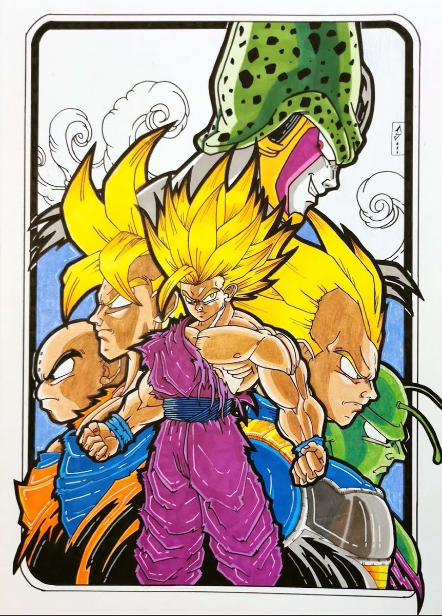 Bonjour Twitter ✌️

Cell &amp; Saiyans
Available on #opensea
Unique artwork by myself 🖍️
 💰Floor price 1eth but, make offer ✌️

#NFT #NFTcollection #NFTCommunity #dbz #DragonBall #dragonballsuper #Cell #Saiyans 

opensea.io/assets/matic/0…