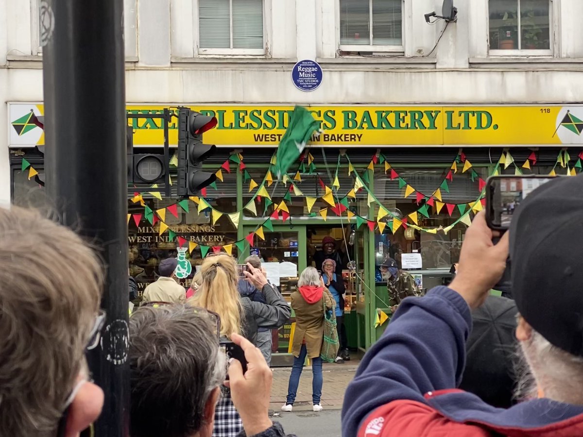 summerstown182's tweet photo. @DubMaestro1 @laurenlaverne @BBC6Music @trojanrecords Can’t wait to hear that! We’ll never forget the day you came to #Tooting to unveil the #MixedBlessings #TMCStudios #ReggaeMusic Plaque https://t.co/gzIQLWOLkW