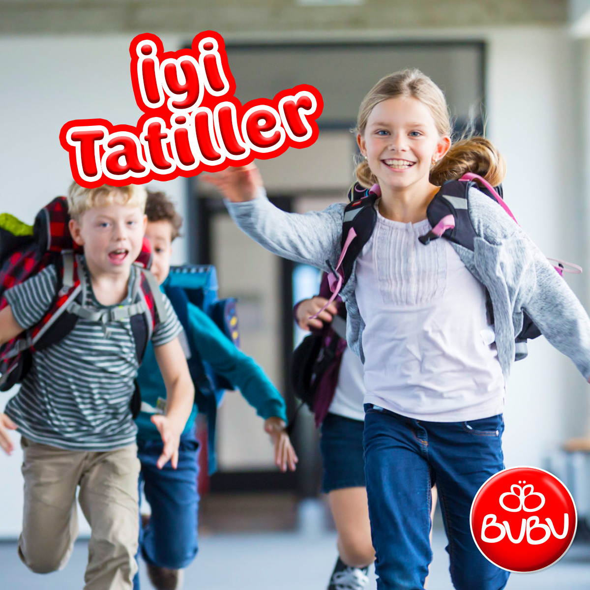 İşte bir okul dönemi daha sonra erdi! BUBU ile rengarenk bir tatile hazır mısın? 🤓
#BUBU #BUBUÇocuk #Sömestr #Tatil #Okul #Ders #Eğlece #Arkadaş #Etkinlik