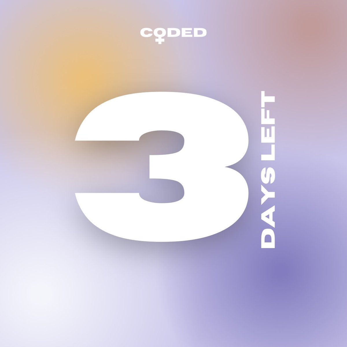 codedorg_'s tweet photo. [Posted last April 6, 2022]
THREE. DAYS. LEFT. 

The deadline is right around the corner 🫢 Coded is waiting to receive your application! Come join our growing community and bridge the gender gap in STEM with us 🫶

Link in bio to apply 😉 

#Coded2022 #WomenInSTEM https://t.co/MIHQg2Xnxg