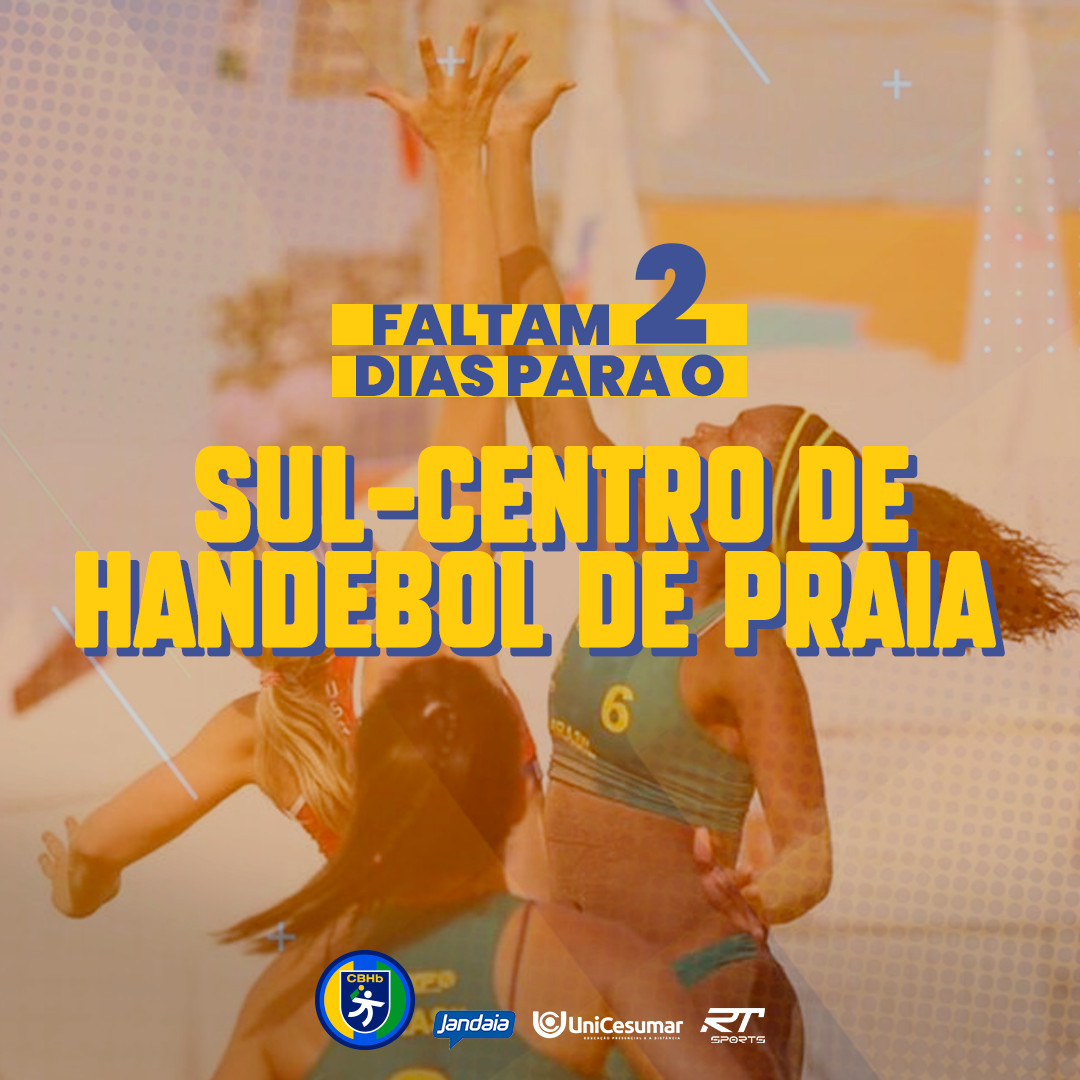 Faltam 2 dias para o Campeonato Sul-Centro Adulto de Handebol de Praia!

Como tá... instagram.com/p/CcFcs5tDfNR