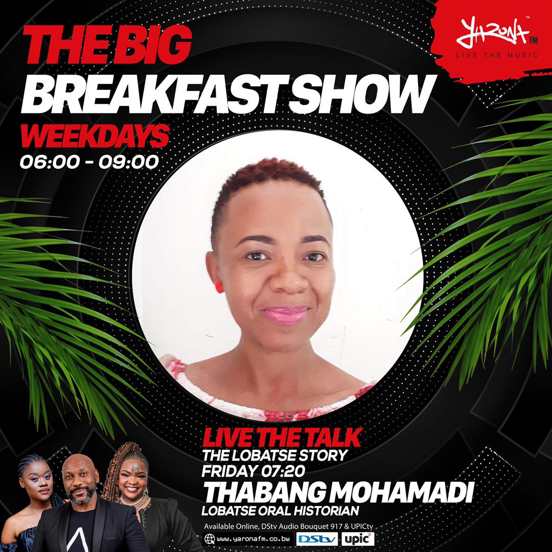 yaronafm's tweet photo. Thabang Mohamadi is on #LiveTheTalk talking on Lobatse HISTORY with Bad Boy @BrandoKeabilwe & LB. 📻🗣️TUNE IN! https://t.co/eilS8OBQ62
