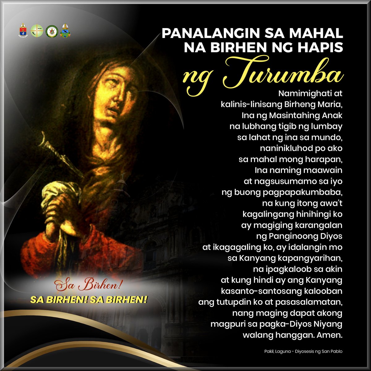 quiapochurch's tweet photo. Mahal na Poong Hesus Nazareno,
kaawaan Mo kami!
Nuestra Señora de los Dolores de Turumba,
ipanalangin mo kami
Sa Birhen! Sa Birhen! Sa Birhen!
#ViernesDeDolores #234YearsofTurumba #PakilChurch #TurumbaShrine #SaBirhen #DioceseOfSanPablo #QuiapoChurch #500YearsOfChristianity https://t.co/9jm0AkTlrE