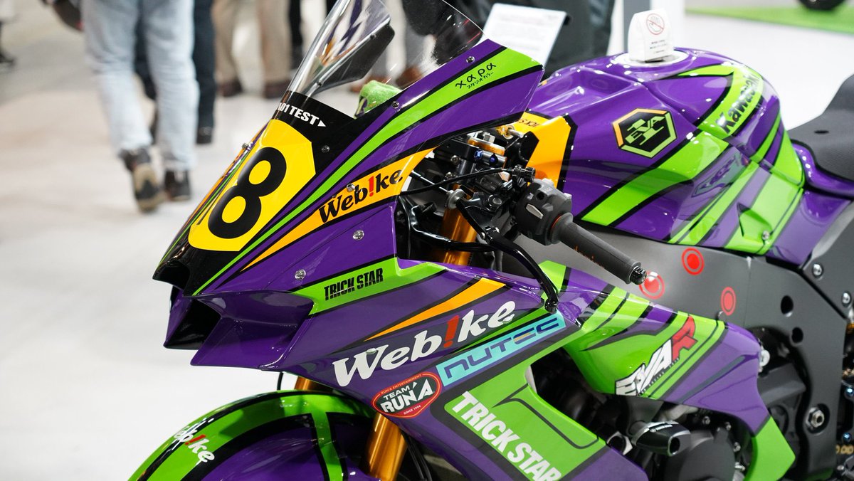 hikari_No78's tweet photo. ⭐︎NEWS⭐︎
I’ll join EWC Suzuka 8h JRR JSB100 in Suzuka round with  EVA RT Shogoki Webike TRICK STAR Kawasaki.
今年の鈴鹿8耐と全日本ロードレース選手権第2戦鈴鹿ラウンドに
EVA RT 初号機 Webike TRICK STAR Kawasaki から参戦します。
皆様、よろしくお願い致します！
Photo : Trickstar https://t.co/FMmI9xgc5w