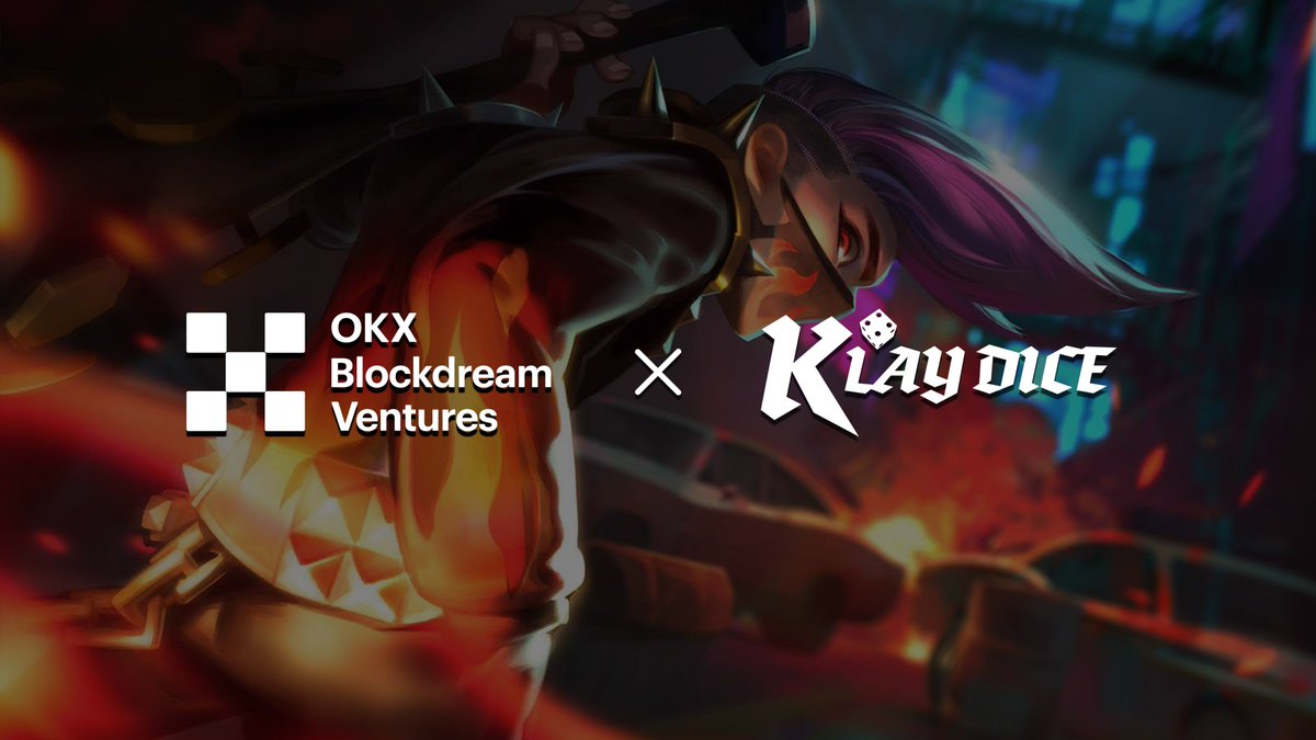🎉OKX Blockdream Ventures x KLAYDICE🎉

We are very humbled and excited to introduce our official investor, <a href="/okx_ventures/">OKX Ventures</a> 

OKX Blockdream Ventures is a global venture that incubates and invests in various blockchain-based projects such as Layer2, DeFi, WEB3.0, NFT, and Metaverse