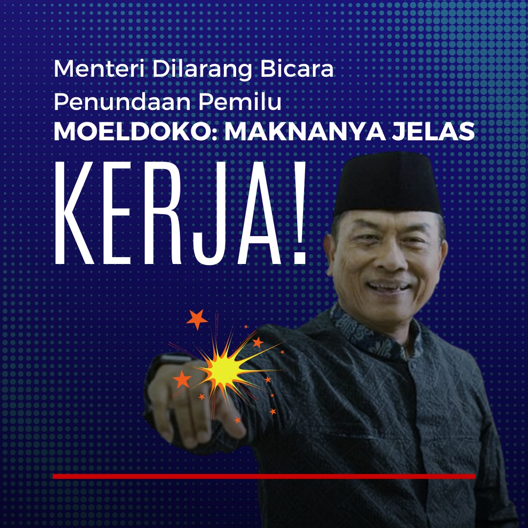 Evan (@ketliev88) on Twitter photo KSP Moeldoko: " Apa yg disampaikan Presiden Jokowi sangat jelas skrg waktunya Kerja & Kerja
Larangan Presiden <a href="/jokowi/">Joko Widodo</a> kpda para menteri berbicara mengenai isu penunda pemilu/ perpanjangan masa jabatan Presiden hrus menjadi perhatian serius
<a href="/Dr_Moeldoko/">Dr.H.Moeldoko</a>
#MoeldokoBentengNKRI KSP Moeldoko: " Apa yg disampaikan Presiden Jokowi sangat jelas skrg waktunya Kerja & Kerja
Larangan Presiden <a href="/jokowi/">Joko Widodo</a> kpda para menteri berbicara mengenai isu penunda pemilu/ perpanjangan masa jabatan Presiden hrus menjadi perhatian serius
<a href="/Dr_Moeldoko/">Dr.H.Moeldoko</a>
#MoeldokoBentengNKRI
