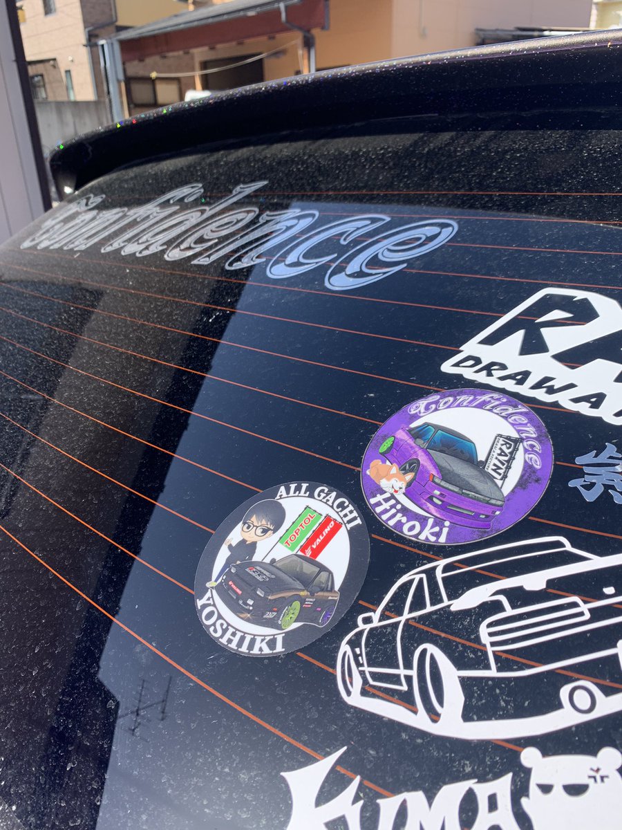 s13_penguin's tweet photo. RAINステッカー交換ありがとうございます😊
#RAIN #ステッカー #raindesign
@Yoshiki_drift https://t.co/1VQQ81daHk