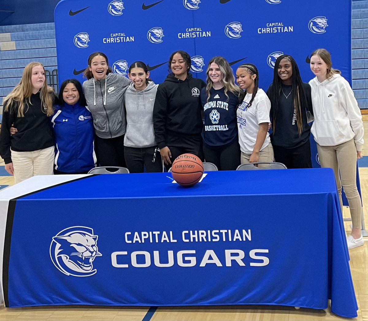 Congrats Donnelli Allen on an amazing career at CCHS and signing to play basketball at Sonoma State University! The Capital Christian comminity will will always support you and look forward to what’s next. #GoCap #ThisIsWhatWeDo
