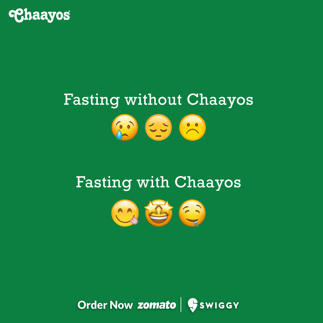 Chaayos's tweet photo. During Vrat, there are two kinds of people. 
Which one are you? 🤔

#ChaayosNavratriMenu #ItsTotallyVratIt #NoGarlicFood #vegetarian #indianfestival #celebration #fest #festival #festfood #emoji #indianpride #traditional #Ethnic #navratrispecial #navratri https://t.co/G54a0JtDHJ
