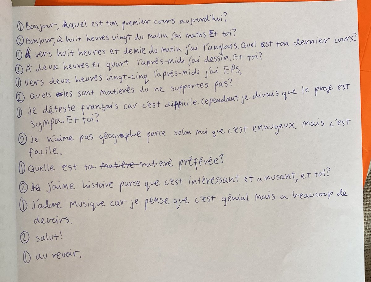 So proud of my Year 8s after a term using EPI. Writing with no notes or resources! #fslchat #mfltwitterati #langchat