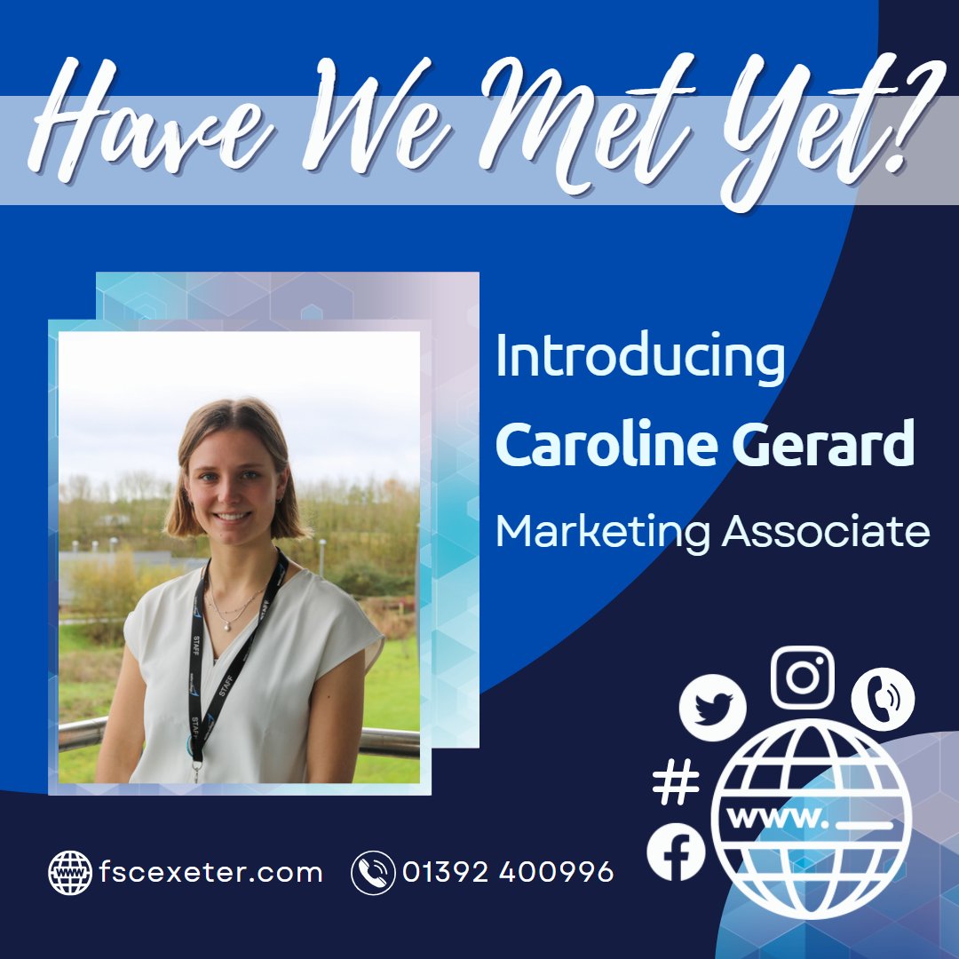 FSCExeter's tweet photo. Introducing Carrie, our Marketing Associate.
Carrie is the marketer behind many of our campaigns, concepts and designs. She also leads on marketing for our Apprenticeship team. This certainly keeps her busy and she's often juggling many projects at once 🤹
#marketingprof https://t.co/UjN0sleOeI