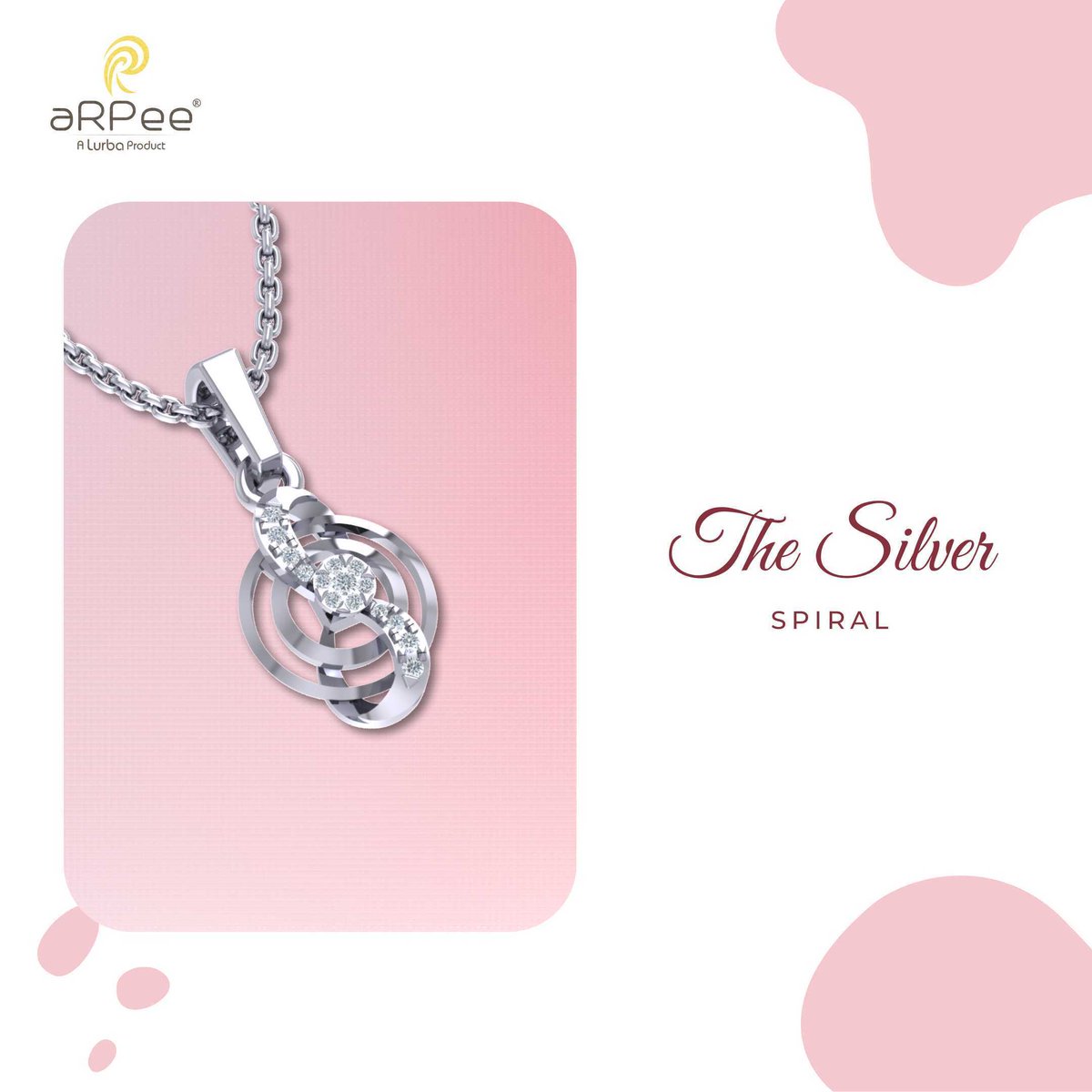 White diamonds with a unique spiral-like design, coated in white metal is the perfect piece for an evening look. 
.
.
.
.
.
.
.
.
.
.
.
#arpeejewellery #silver #silverpendant #diamonds #comfortzone #pendants #diamondpendant #pendantset #rare #diamondjewellery #bracele #diamondjew