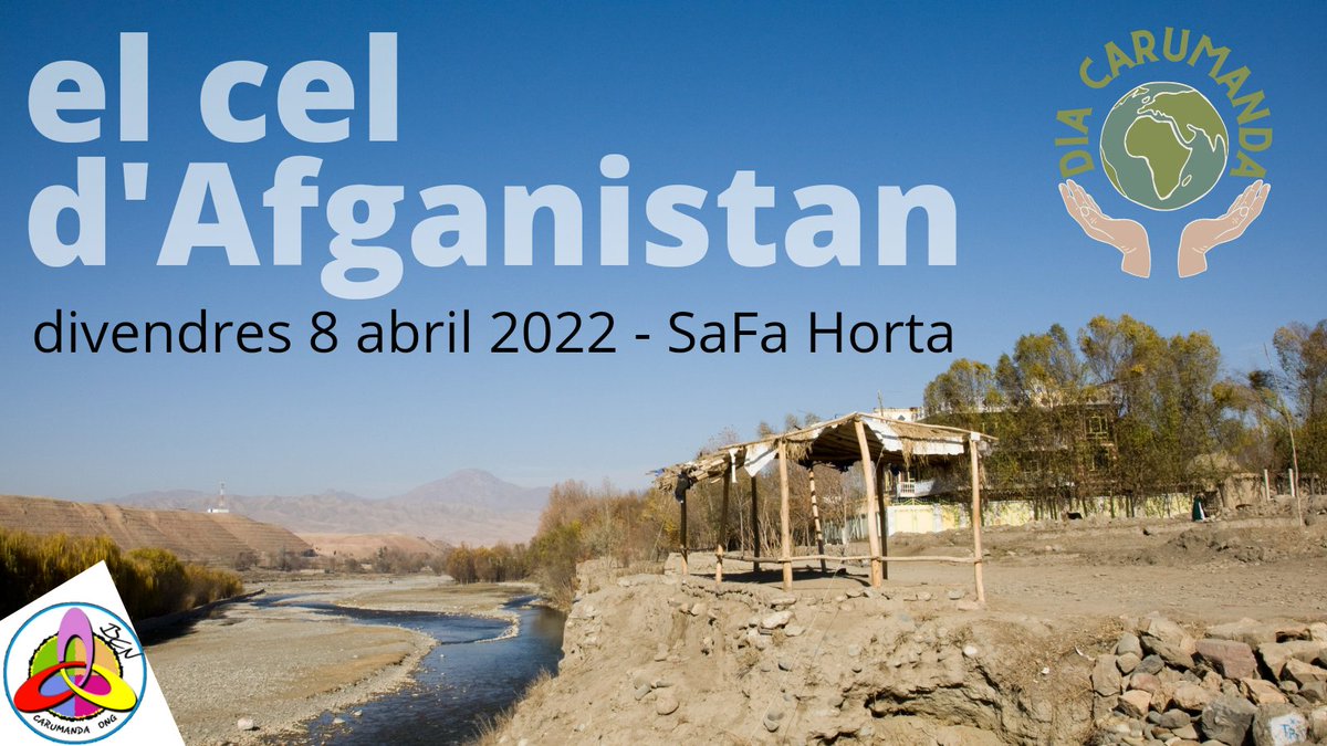 Avui ens tornem al trobar al @Safahorta per tenir una jornada de sensibilització. Aquest any, i ja en van 19, el #DiaCarumanda va dedicat a conèixer la realitat d'Afganistan. 

Que tinguem un molt bon dia!