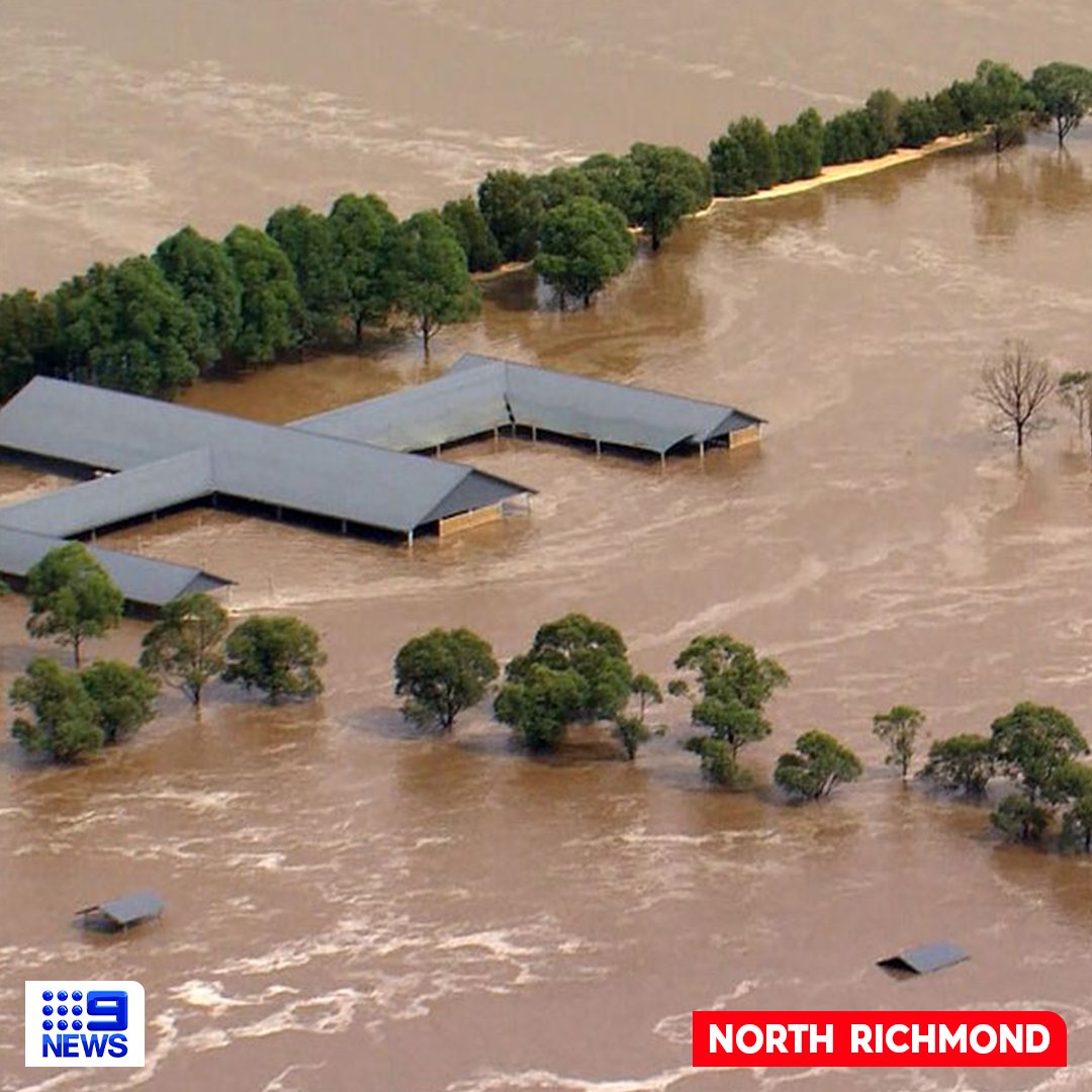 9NewsSyd's tweet photo. #ALERT: More evacuation orders have been issued for parts of NSW, as rivers continue to rise.

Residents in parts of #PittTownBottoms, #LeetsVale, #Sacksville and #Ebenezer are being urged to leave their homes immediately. #9News

MORE: https://t.co/0nXp8wWGAU https://t.co/Li0UxgC3Z1
