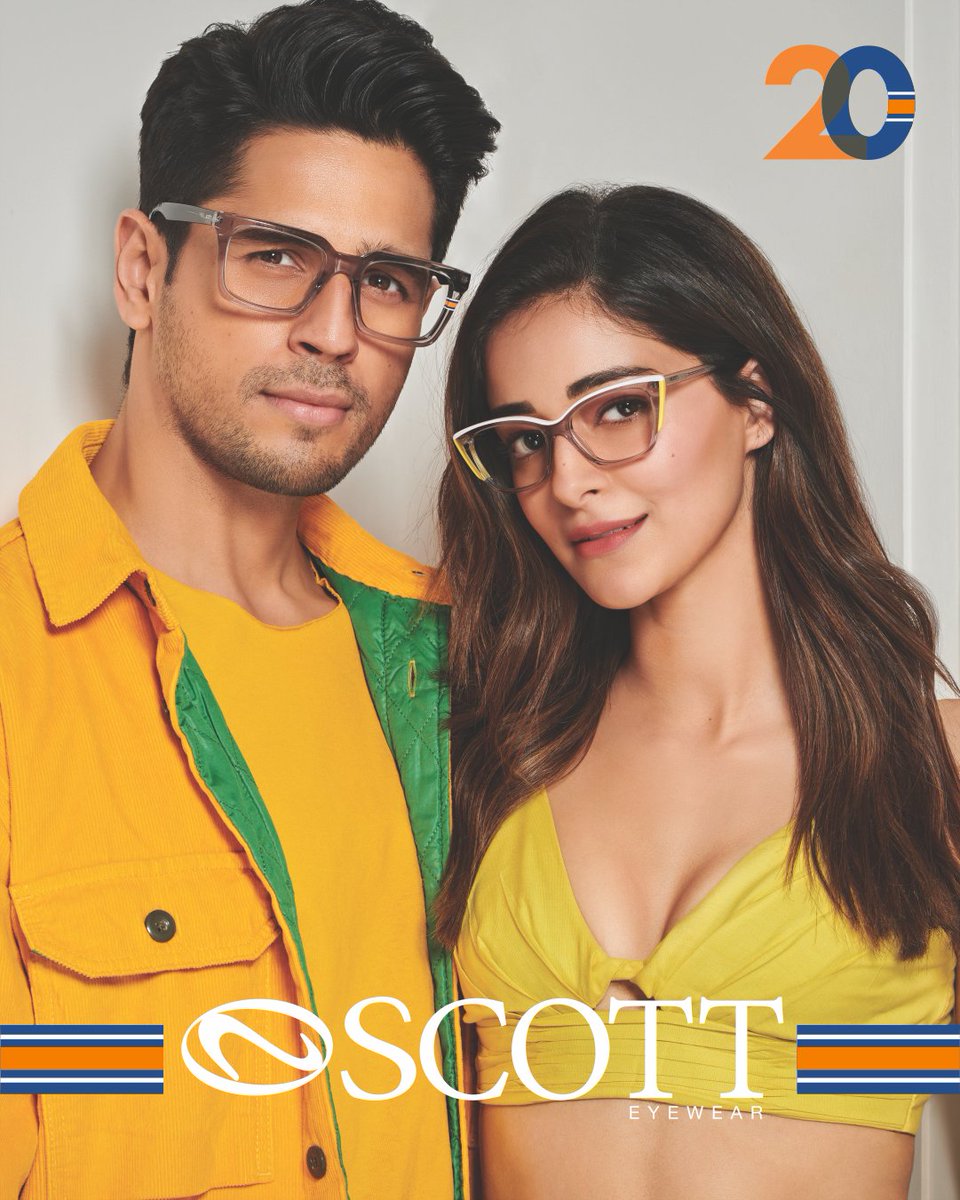 <a href="/ScottEyewear/">ScottEyewear</a> brings you clarity and vision in style. Discover all my favourite eyewear to dive into the summer in the coolest way.

<a href="/ananyapandayy/">Ananya Panday</a>
#Ad 
#Scottturns20 #20yearsofscott #ScotteyewearXSMXAP #ScottxSMxAP #sidharthmalhotra #ananyapanday