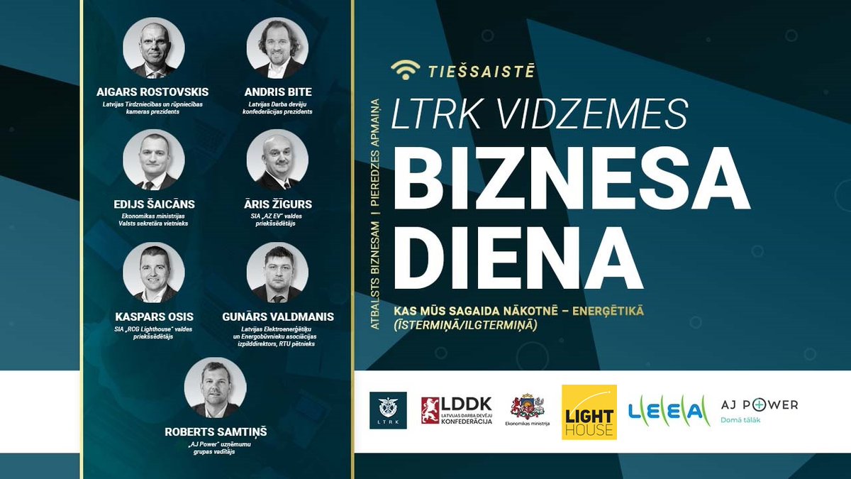 KasparsOsis's tweet photo. 2dien @Valmierasnovads solās būt jaudīga enerģētikas diskusija ar @LTRK_info un @darbadeveji vadītājiem, kā arī top līmeņa ekspertiem, tiekamies Valmierā: https://t.co/naLzwnUyU0! 👍 #EnergoefektivitāteVispirms https://t.co/CgUnnYo0l8