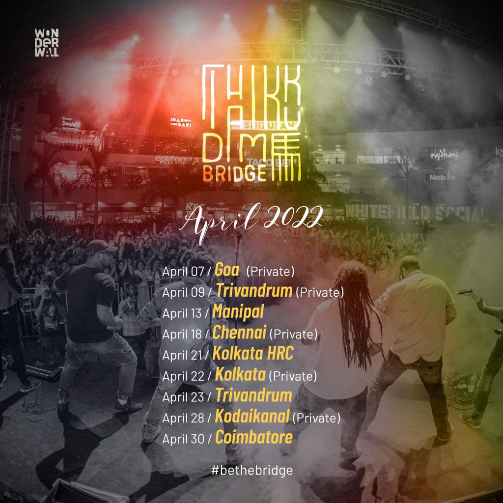 thaikudambridge's tweet photo. April Gig Calendar : Crazy excited to be on the road this month 🤘🏼

#thaikkudambridge #gigcalendar #ontheroad #showschedule #thaikkudambridge #bethebridge https://t.co/FlPOduRWP8