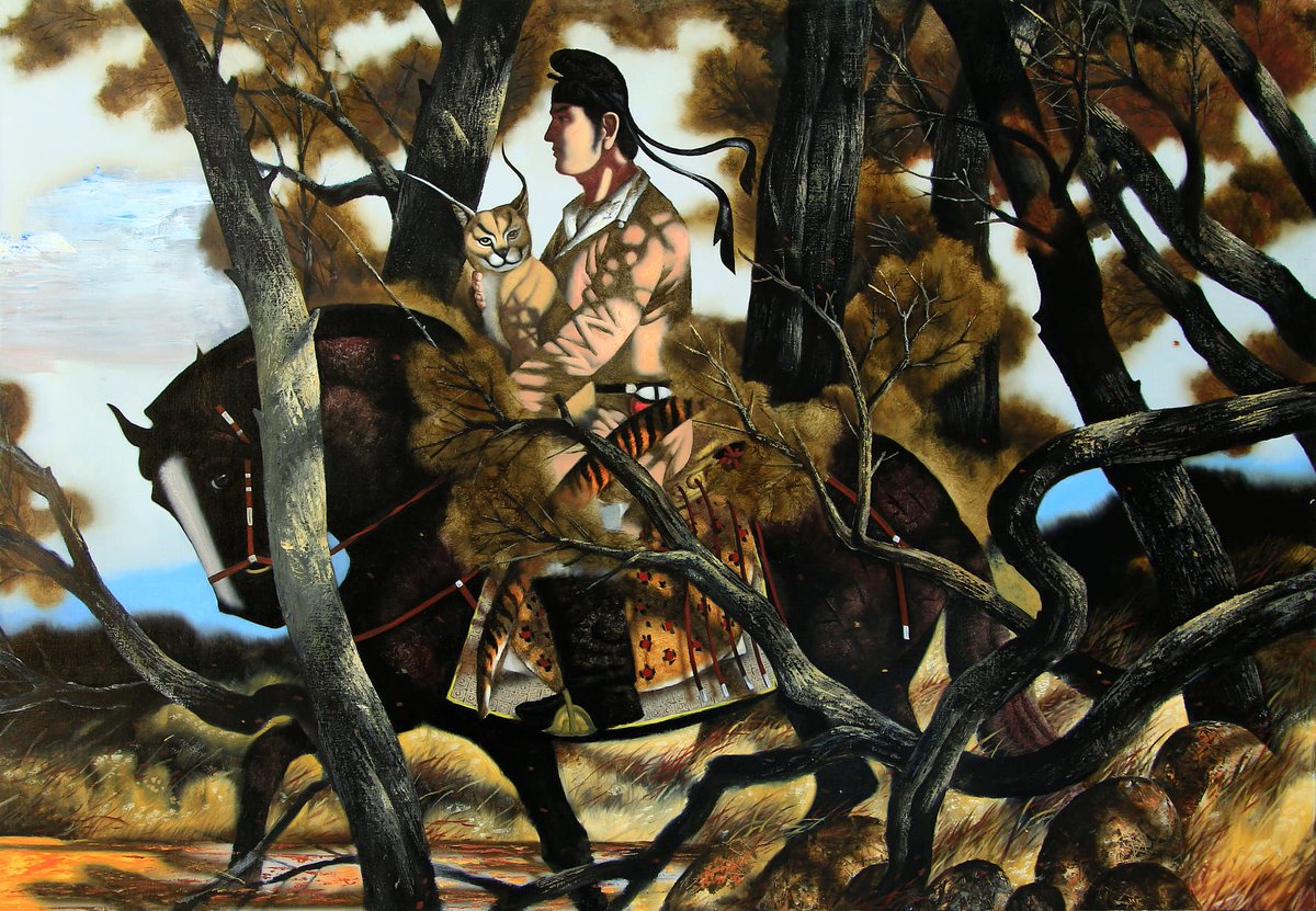 ArtRevTaipei's tweet photo. Wandering in the Woods
By Xu Songbo 🇨🇳
Oil on Canvas
162x112cm

#painting #art #arte #artist #oilpainting #portrait #artlover #artwork #horse #アート #芸術 #油絵 #人物画 https://t.co/7mGWgc43jg