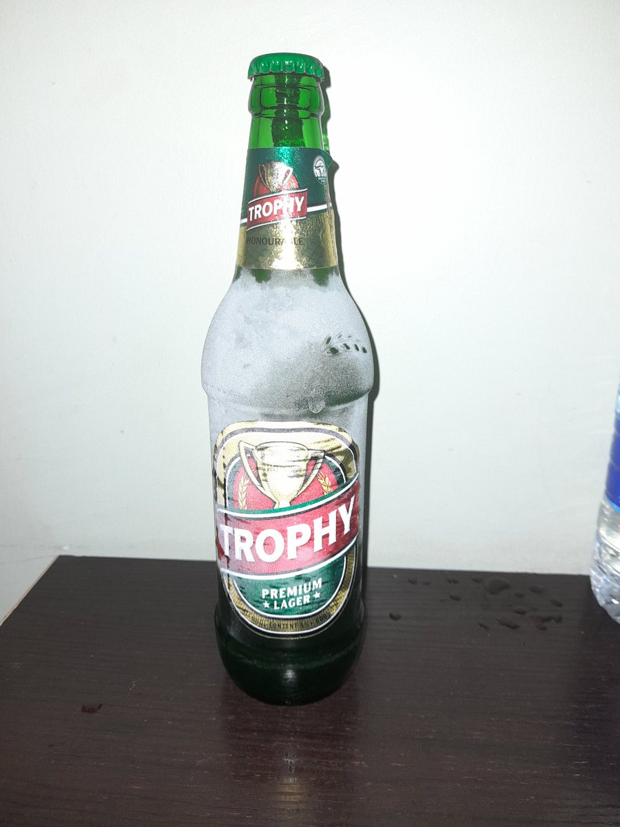 Femtouchng's tweet photo. Starting a weekend early is no crime

3D view of a chilled Honourable (Trophy) from my H. Room refrigerator.

#enjoyresponsibly 
#Earlyweekendstarter 
#Earlyweekendvibes https://t.co/27ZOf6CgdA