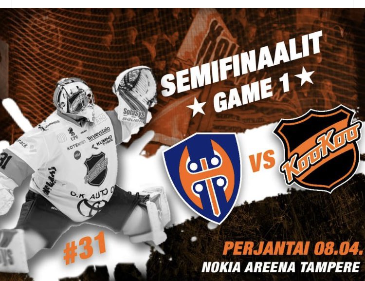 Onko <a href="/Tapparaofficial/">Tappara Tampere</a> valmiina ? Ollaan tulossa kotietua hakemaan! @KouvolanKooKoo <a href="/Kouvolakaupunki/">Kouvolan kaupunki</a> <a href="/smliiga/">Liiga</a>
