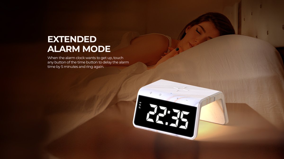 Havitofficial's tweet photo. #6in1 We provide more than what you want.
Clock
Alarm clock
USB output
Night light
Wireless charger
Desk decorations
Have it, have fun!
#havit #wirelesscharger #W320 https://t.co/gU0Ddo5qsV