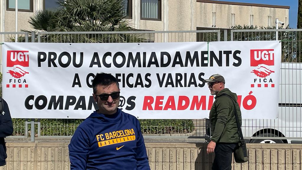 ugtficabcn's tweet photo. Prou acomiadaments a Graficas Varias per la readmisio dels companys i les companyeres https://t.co/ajwRalvY9W
