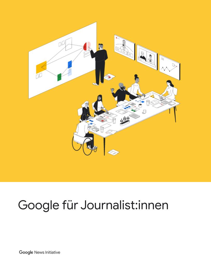 Heute hat die <a href="/GoogleNewsInit/">Google News Initiative</a> ihr Playbook "Google für Journalist:innen" in 17 Sprachen veröffentlicht. Ein Leitfaden, der euch dabei hilft digitale Fähigkeiten auszubauen, Fehlinformationen zu bekämpfen und neue redaktionelle Technologien zu entdecken. 

g.co/newstraining