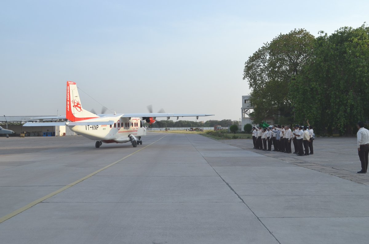 HALHQBLR's tweet image. HAL delivers first civil Do-228 aircraft under UDAN scheme for deployment in the State of Arunachal Pradesh by Alliance Air. @SpokespersonMoD @drajaykumar_ias @DefProdnIndia @gopalsutar @allianceair