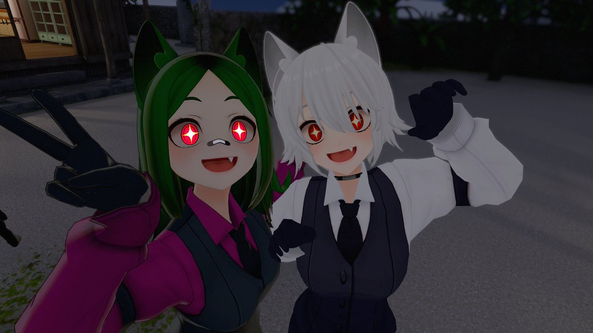 VRTIZURU's tweet photo. おしのえびちゃんがきてくれた!💕
#VRChat
#HelltakerCerberus https://t.co/dY0nxOX5XQ