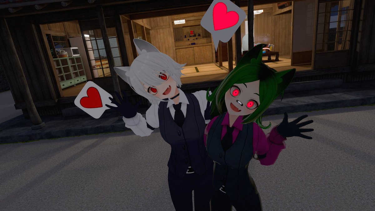 VRTIZURU's tweet photo. おしのえびちゃんがきてくれた!💕
#VRChat
#HelltakerCerberus https://t.co/dY0nxOX5XQ