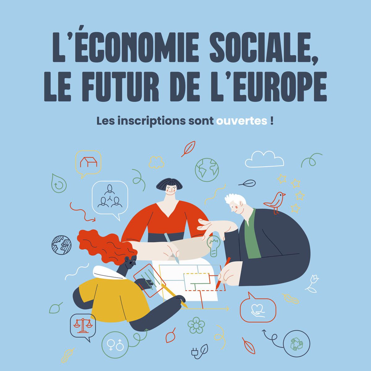PLS_News's tweet photo. 📆 Inscriptions ouvertes
Les 5 et 6 mai, tous ceux qui font l'économie sociale européenne se retrouvent à Strasbourg.
Coopérations, innovations, solutions, jeunesses et transitions seront abordées à cette occasion, un an après l'#EUSES 🇪🇺 #ESS_EU
👉https://t.co/fyFUeOBckF https://t.co/OKQPJuyoKh