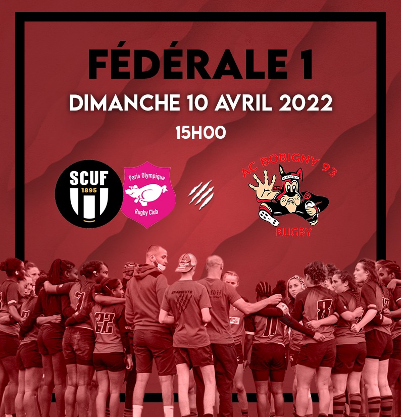 CLUB | MATCHS 

3 grosses affiches pour nos équipes seniors ce weekend !

➡️ Nos juniors affronteront <a href="/RCSuresnes/">RC Suresnes</a> en demi-finale du championnat régional 💯

➡️ Dernier match de poule contre le leader GTO pour la Fédérale 3 et l'Excellence B.

➡️ Derby pour la Fédérale 1 Féminine.
