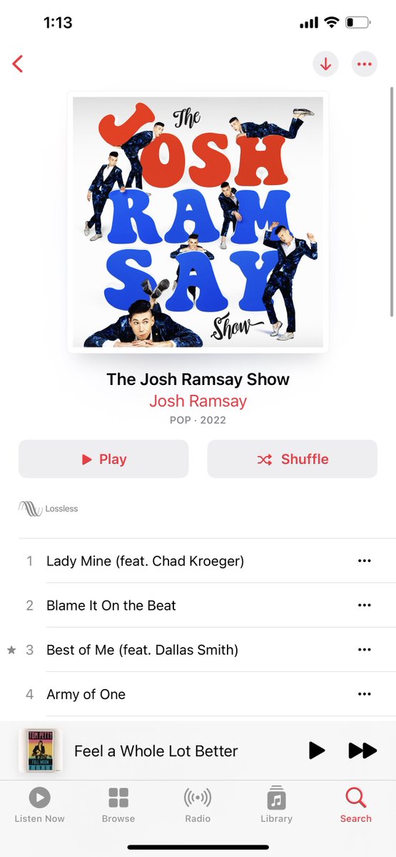 camiIerowe's tweet photo. @JoshRamsay Just added your album! Can't wait to listen to it tomorrow on my commute; is there a song you'd recommend first or should I listen in order? 🤔 btw, i'm so excited, i know this album won't disappoint 😌❤️ https://t.co/4qgpeyHPO3