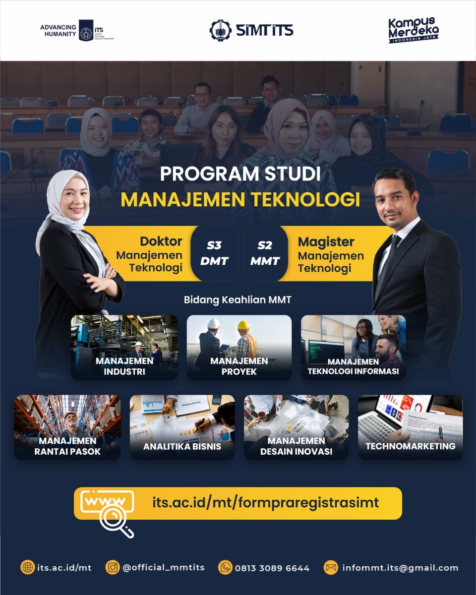 its_campus's tweet photo. Peroleh informasi pendaftaran dengan follow @/official_mmtits di Instagram
#ITSSurabaya #ITSCampus #PendaftaranS2 #KuliahOnline #KuliahS2 #simtits https://t.co/IBdxAderuJ