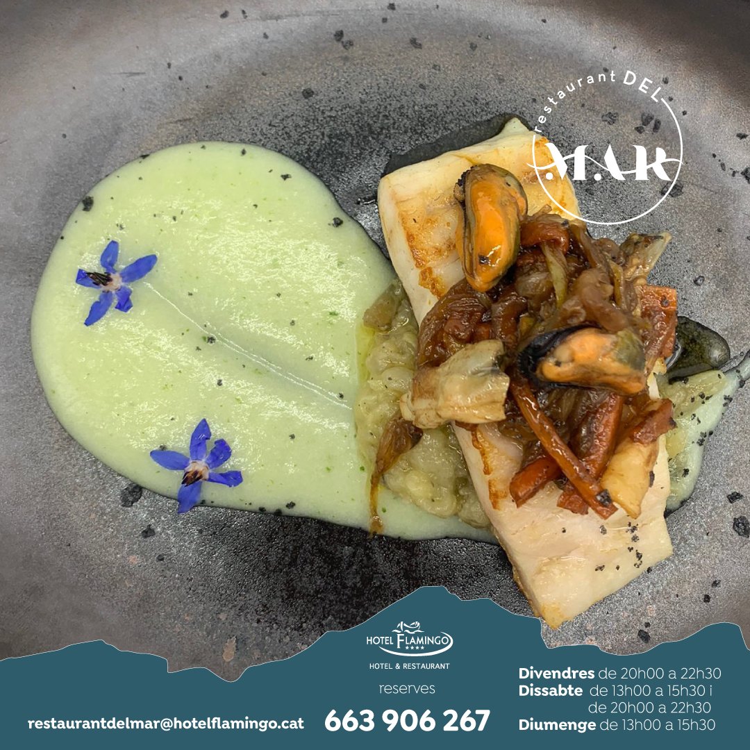 Aquest cap de setmana ja pots vindre a gaudir dels nous plats de temporada, reserva la teva taula al 📱 663 906 267 o bé al 📧   restaurantdelmar@hotelflamingo.cat
⏰  Horaris 
Divendres migdia Dissabte migdia i nit Diumenge migdia
#restaurantdelmar #lampolla #deltadelebre