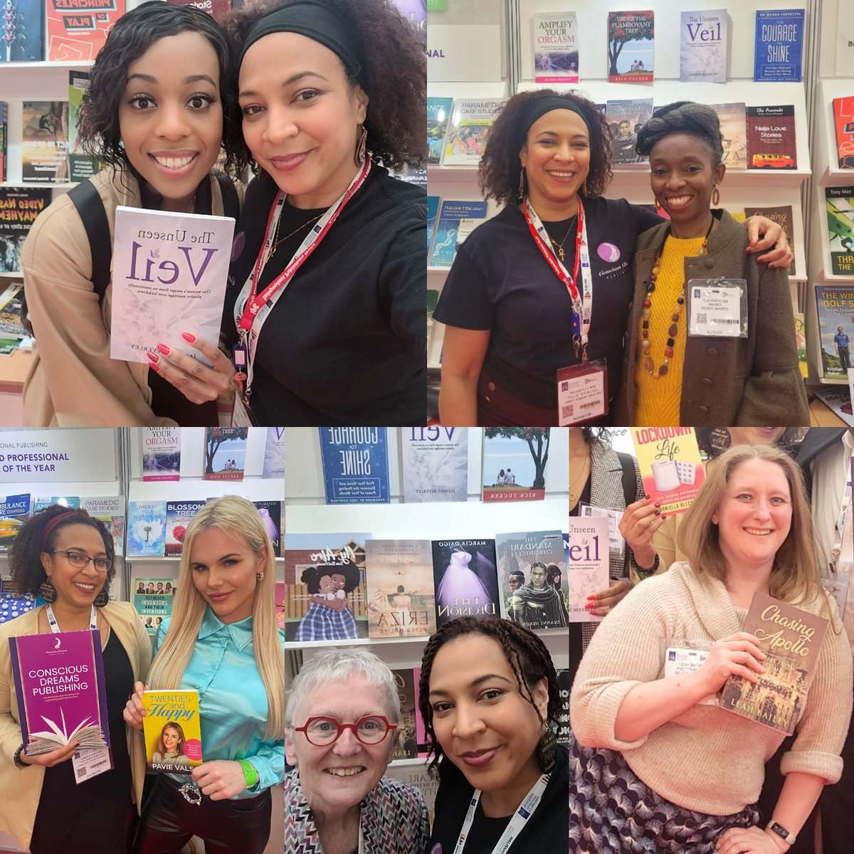 I loved meeting our authors today at #LBF22 @jadara9 @PavieValsa @ShineUpYourLife @createandwrite and Jasmine, you rock! ✊🏽 It's been an honour to publish your books  #authors #AuthorsOfTwitter #LondonBookFair2022 #BooksWorthReading