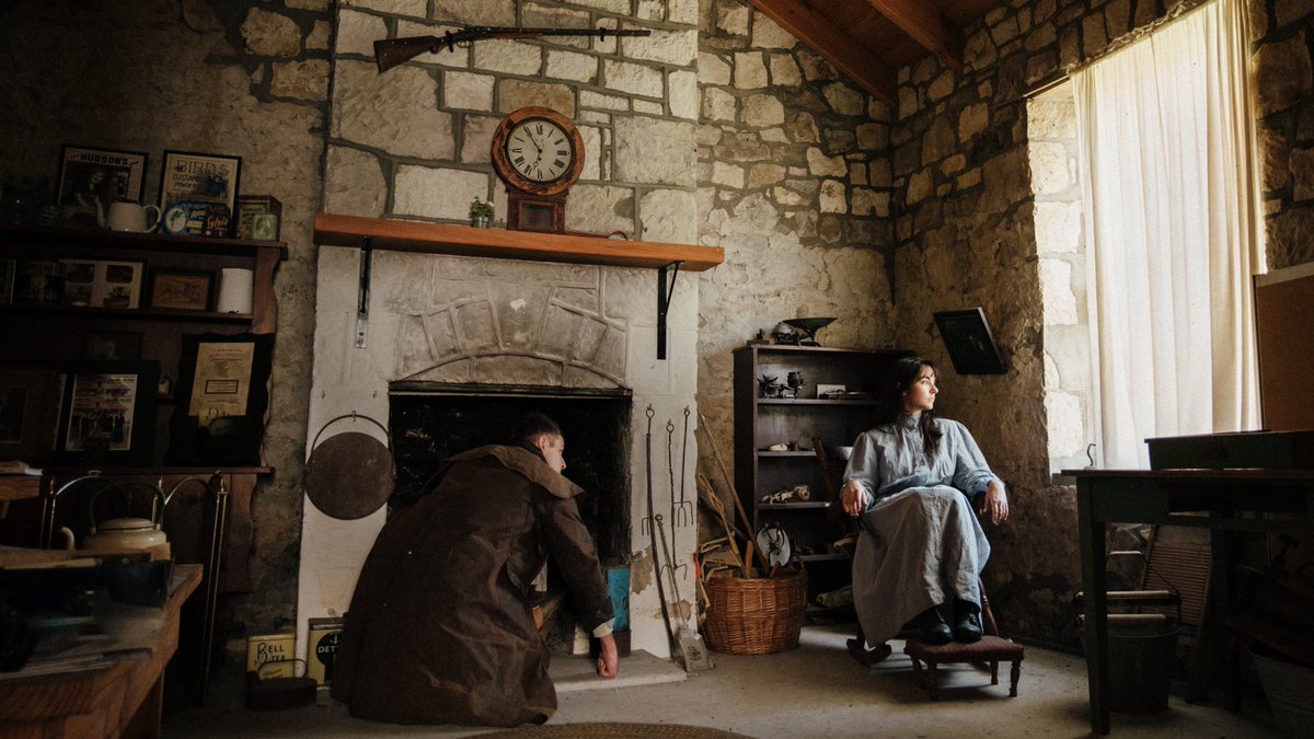 The heritage buildings at Black Hills, Hawarden NZ were built circa 1863 and include a pioneer cottage & stables made from hand hewn limestone with cob. Let this authentic gem inspire your next historic drama. Photo credits: John Ross Actors: Mikaela Rüegg, Sam Mark