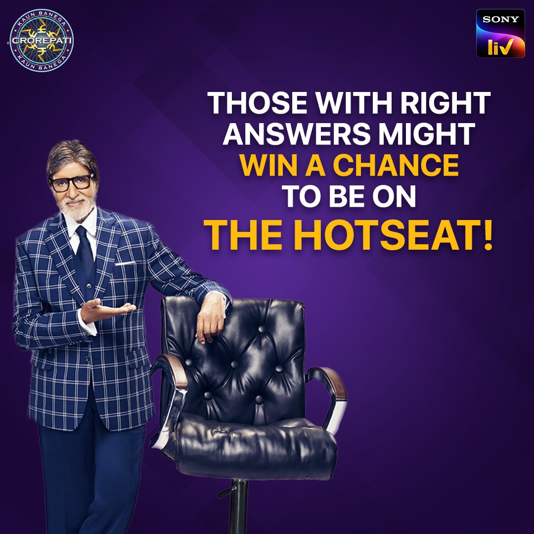 SonyLIV's tweet photo. The only wait is for 9th April! π₯³
To register on #KBC14, answer the questions asked from #9thApril9pm.#RegistrationsBegin
#KaunBanegaCrorepati #KBConSonyLIV
@sonyTV @SrBachchan https://t.co/WLJnnqMRCn
