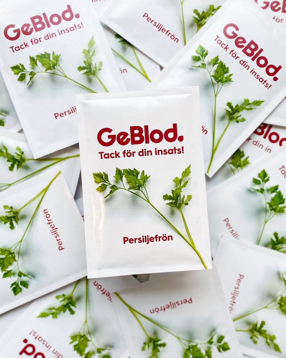 Under påsk delar vi ut en järnrik gåva när du ger blod – en påse med persiljefrön. Välkommen till Nordstan, Frölunda Torg eller blodmobilen för att ge en blodpåse och få en fröpåse 🌿. Ring 031-342 20 40 och boka in en tid. För öppettider och turlista se GeBlod.nu.